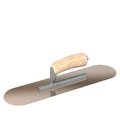 Steel City Trowels By Bon Bon 66-106 Pool Trowel, Golden Stainless, 16 X 4, Wood 66-106